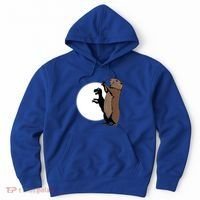 GroundhogS Dinosaur Shadow Puppet Funny Groundhog Day Hoodie thumb 0