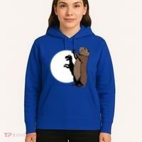 GroundhogS Dinosaur Shadow Puppet Funny Groundhog Day Hoodie thumb 5