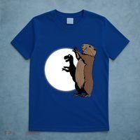 GroundhogS Dinosaur Shadow Puppet Funny Groundhog Day T-Shirt thumb 5