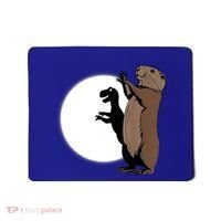 GroundhogS Dinosaur Shadow Puppet Funny Groundhog Day Mousepad thumb 0