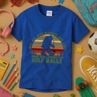 Gift Dventure Seeker Gift Idea Looking For Golf Balls Cute Gift Kids T-Shirt thumb 3