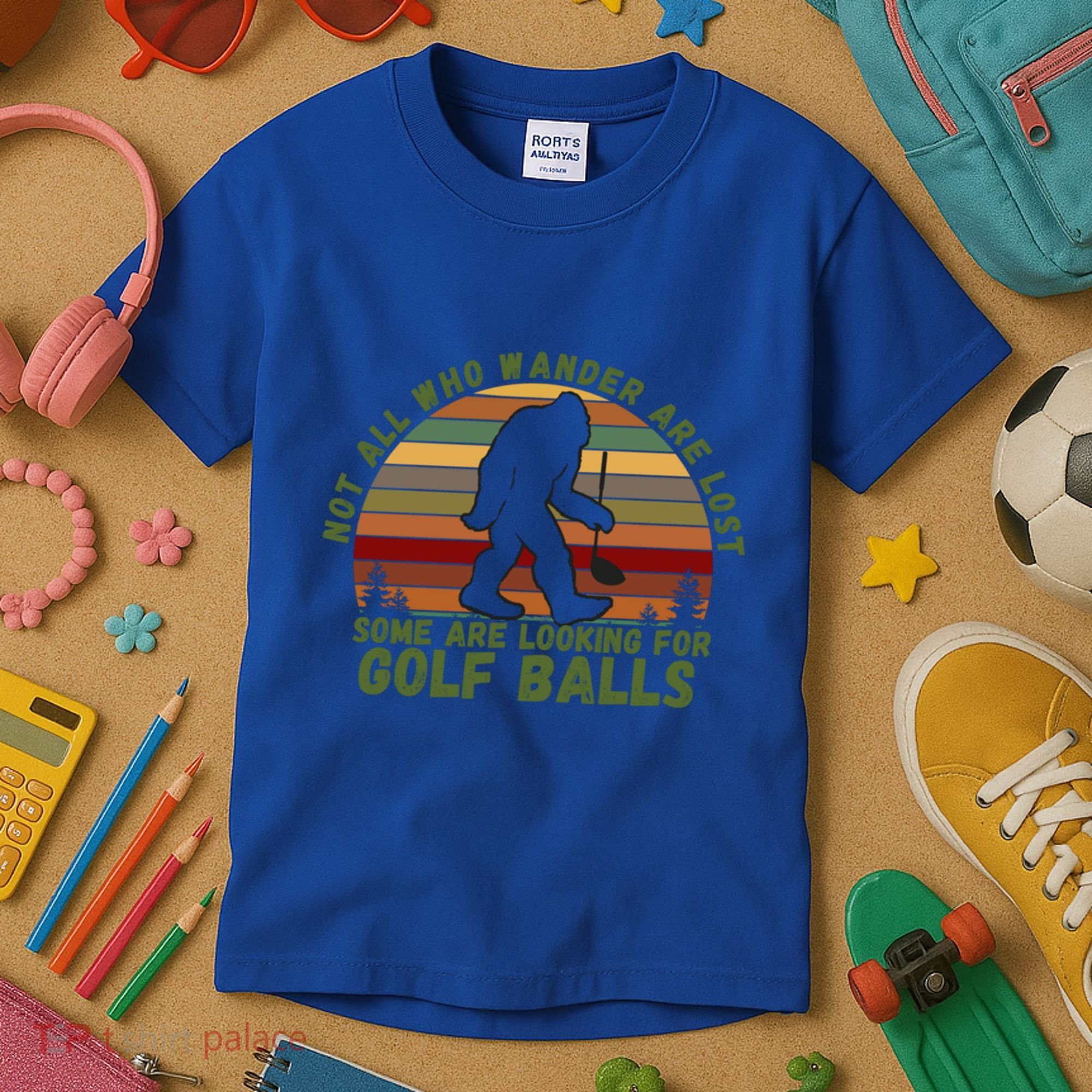 Gift Dventure Seeker Gift Idea Looking For Golf Balls Cute Gift Kids T-Shirt