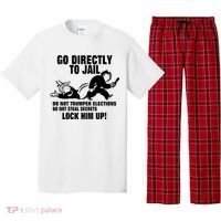 Go Directly To Jail TRUMP, Lock Him Up Pajama Set thumb 0