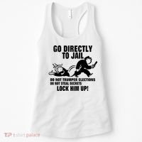 Go Directly To Jail TRUMP, Lock Him Up Women's Tank Top thumb 0