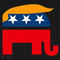 GOP Donald Trump Republican Elephant Ornament thumb 1