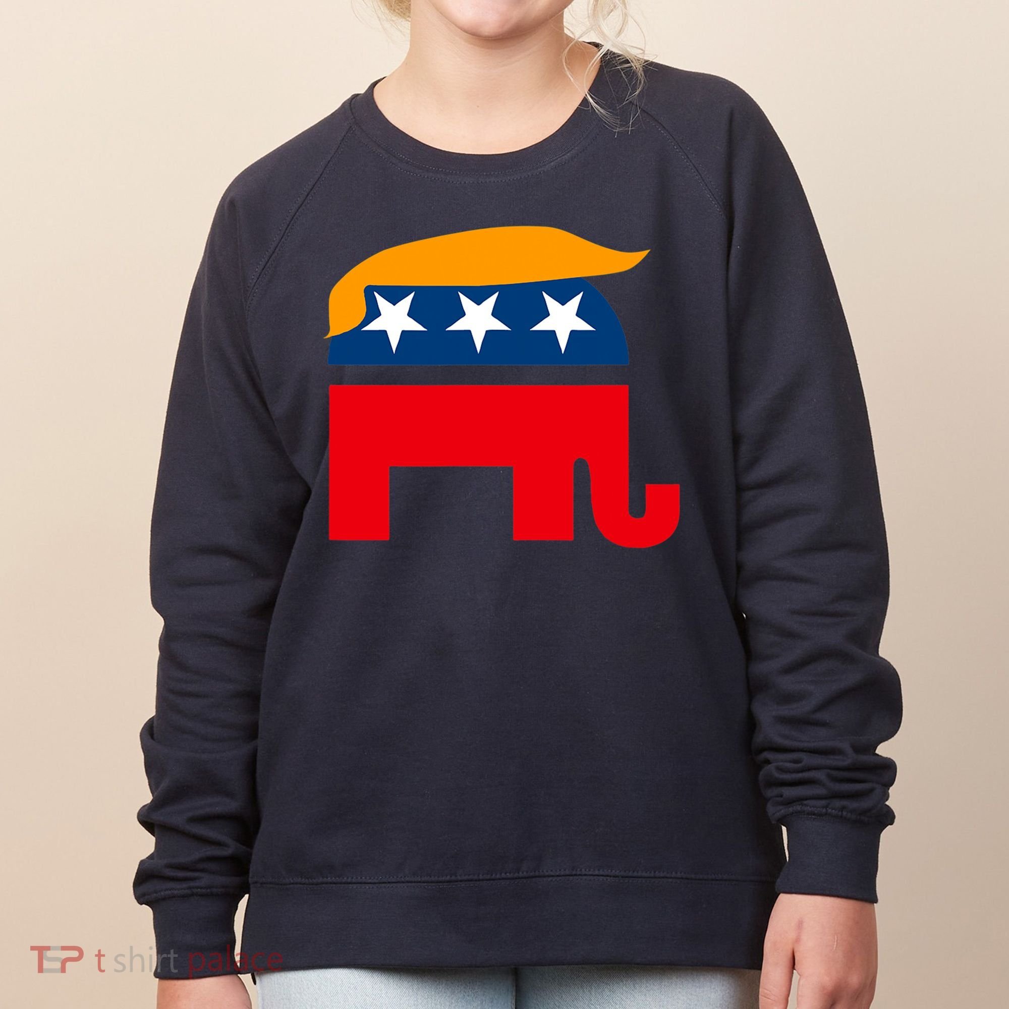 GOP Donald Trump Republican Elephant Women's Sweatshirt