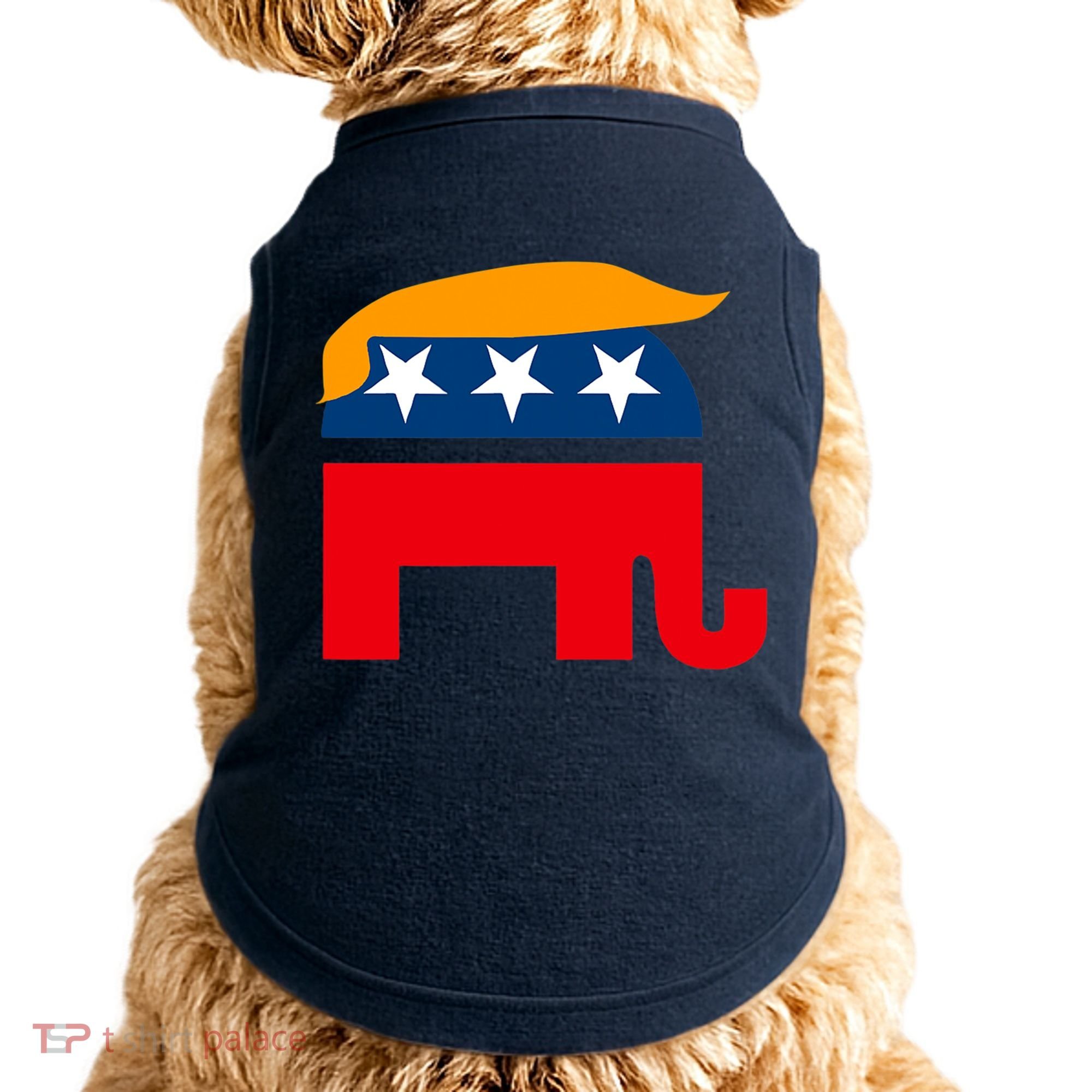 GOP Donald Trump Republican Elephant Doggie Tank
