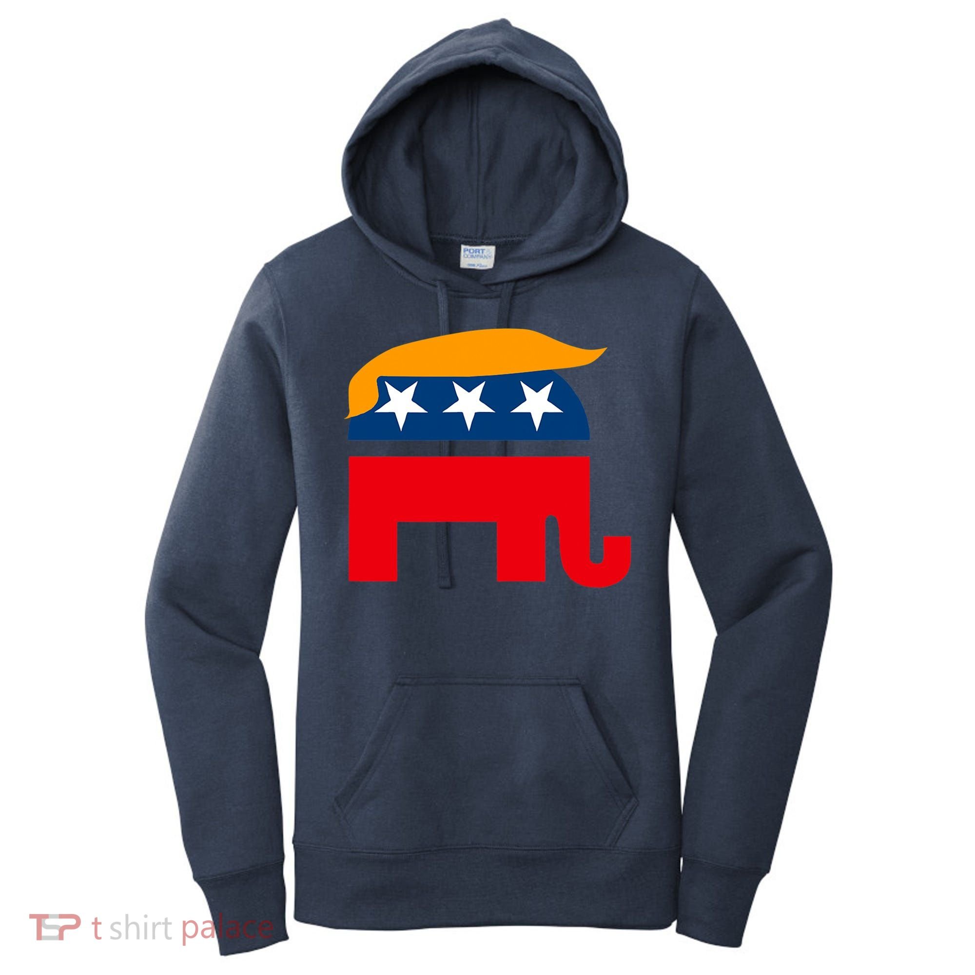GOP Donald Trump Republican Elephant Women's Hoodie