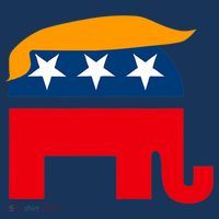 GOP Donald Trump Republican Elephant Baby Bodysuit thumb 2