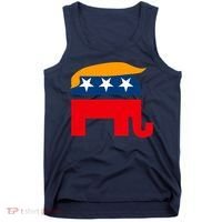 GOP Donald Trump Republican Elephant Tank Top thumb 0