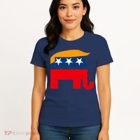 GOP Donald Trump Republican Elephant Women's T-Shirt thumb 4
