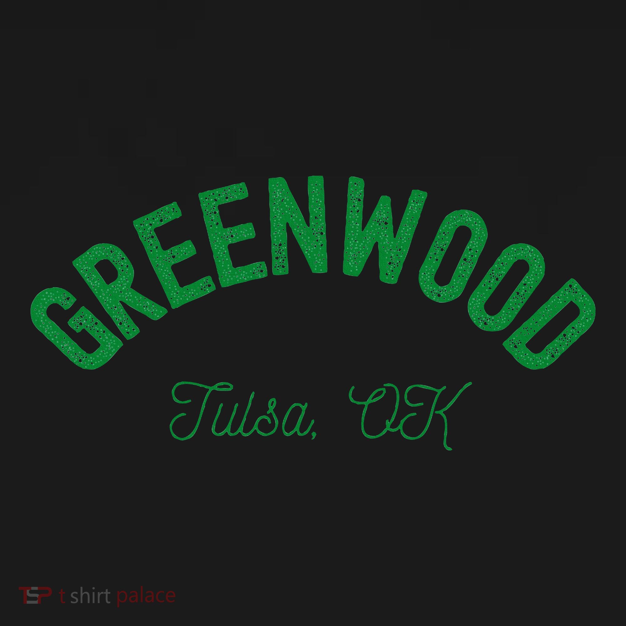 Greenwood District. Tulsa Oklahoma. Black Wall Street. Polo