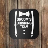 Groom's Drinking Team | Bachelor Party Squad | Wedding Coaster thumb 0