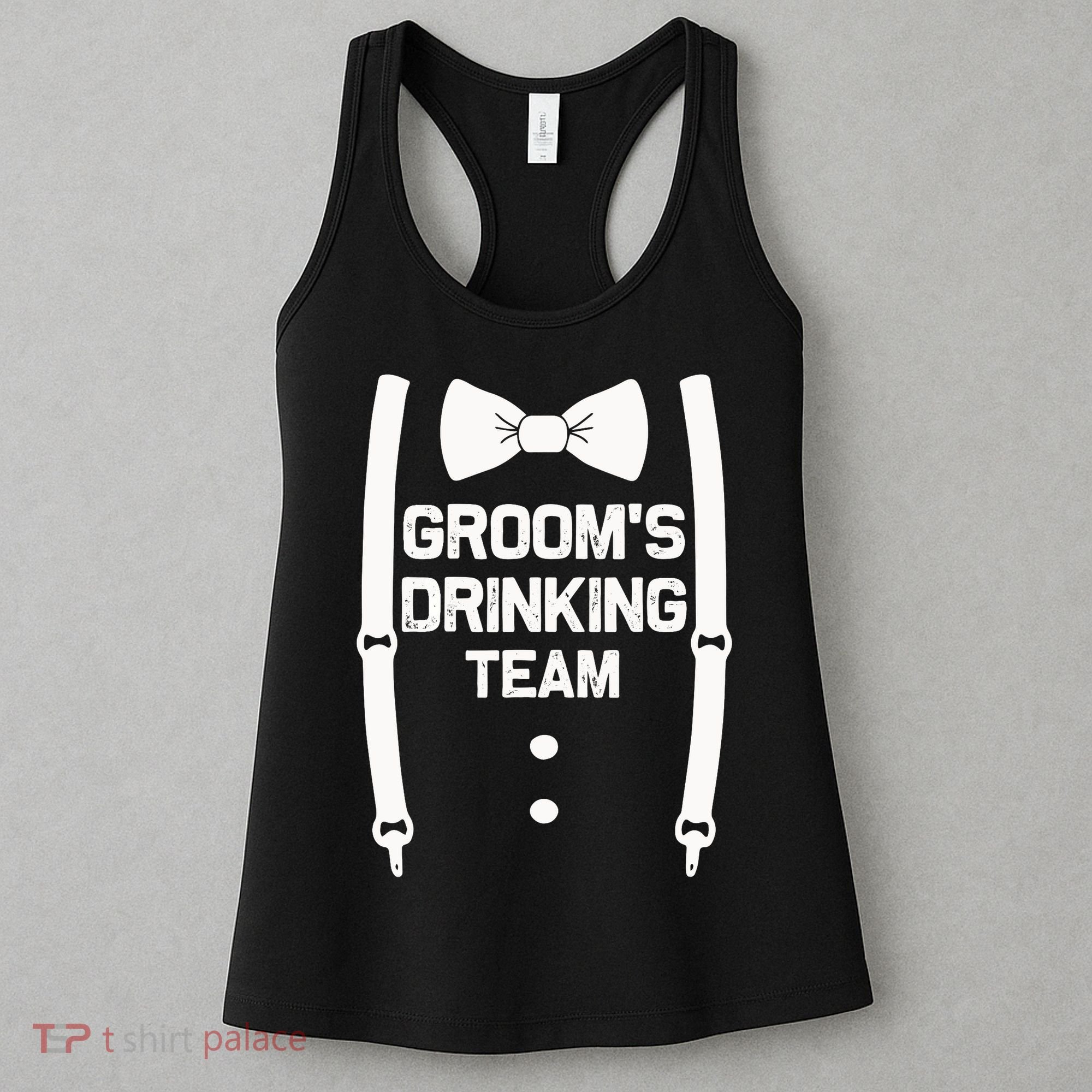 Groom's Drinking Team | Bachelor Party Squad | Wedding Women's Tank Top