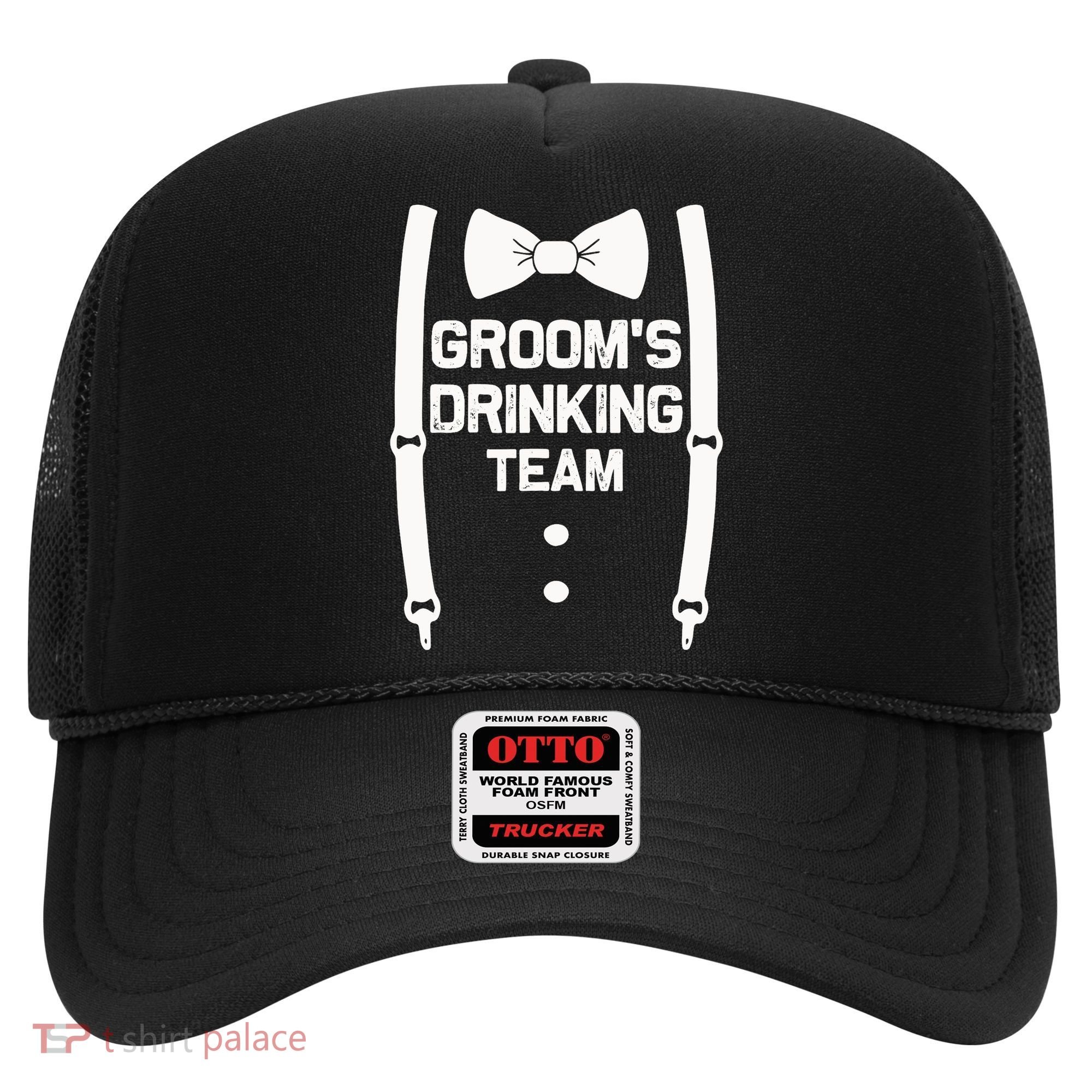 Groom's Drinking Team | Bachelor Party Squad | Wedding Hat