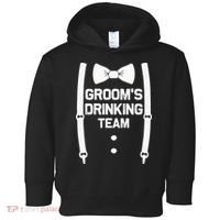 Groom's Drinking Team | Bachelor Party Squad | Wedding Toddler Hoodie thumb 0