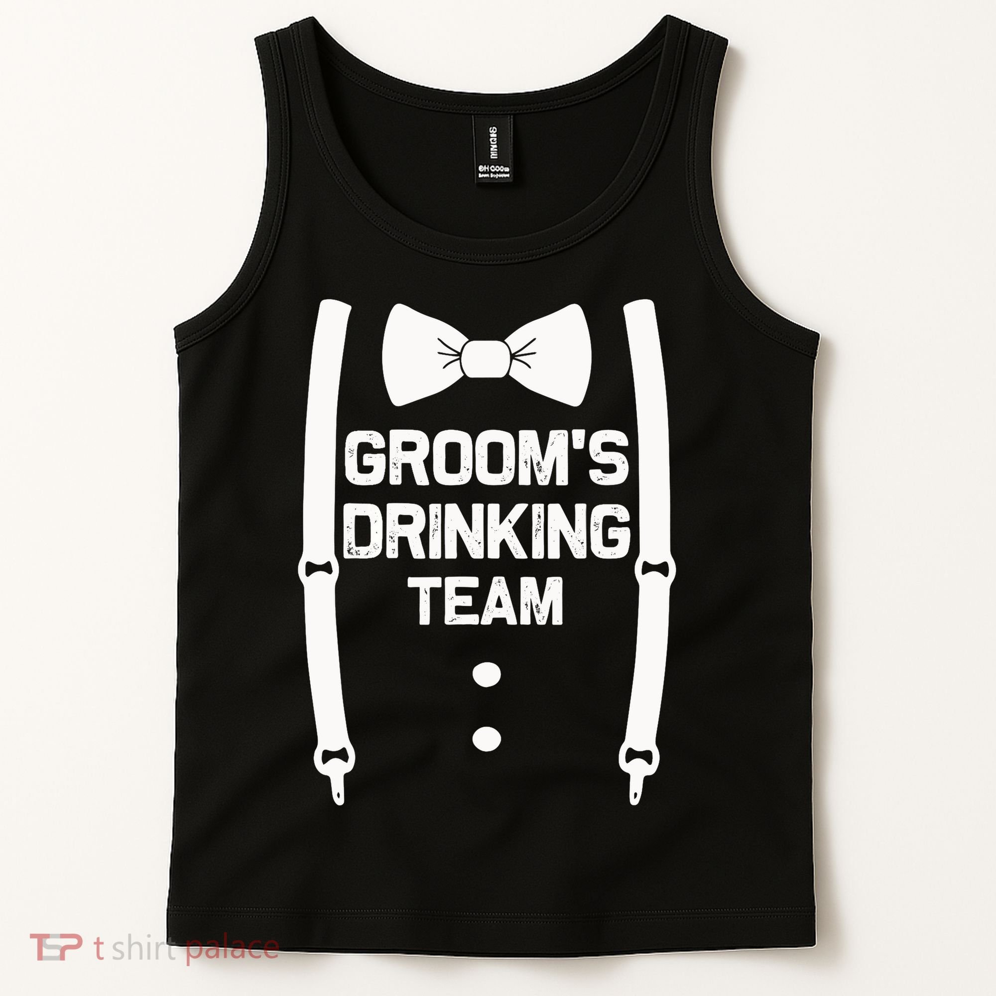 Groom's Drinking Team | Bachelor Party Squad | Wedding Tank Top