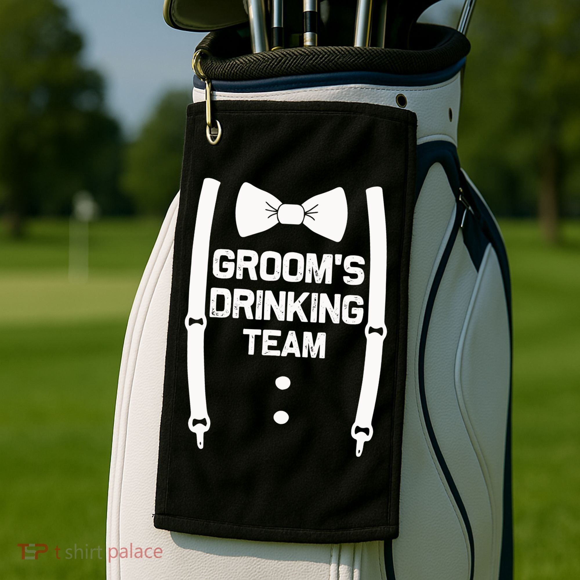 Groom's Drinking Team | Bachelor Party Squad | Wedding Golf Towel