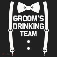 Groom's Drinking Team | Bachelor Party Squad | Wedding Golf Towel thumb 3