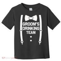 Groom's Drinking Team | Bachelor Party Squad | Wedding Toddler T-Shirt thumb 0