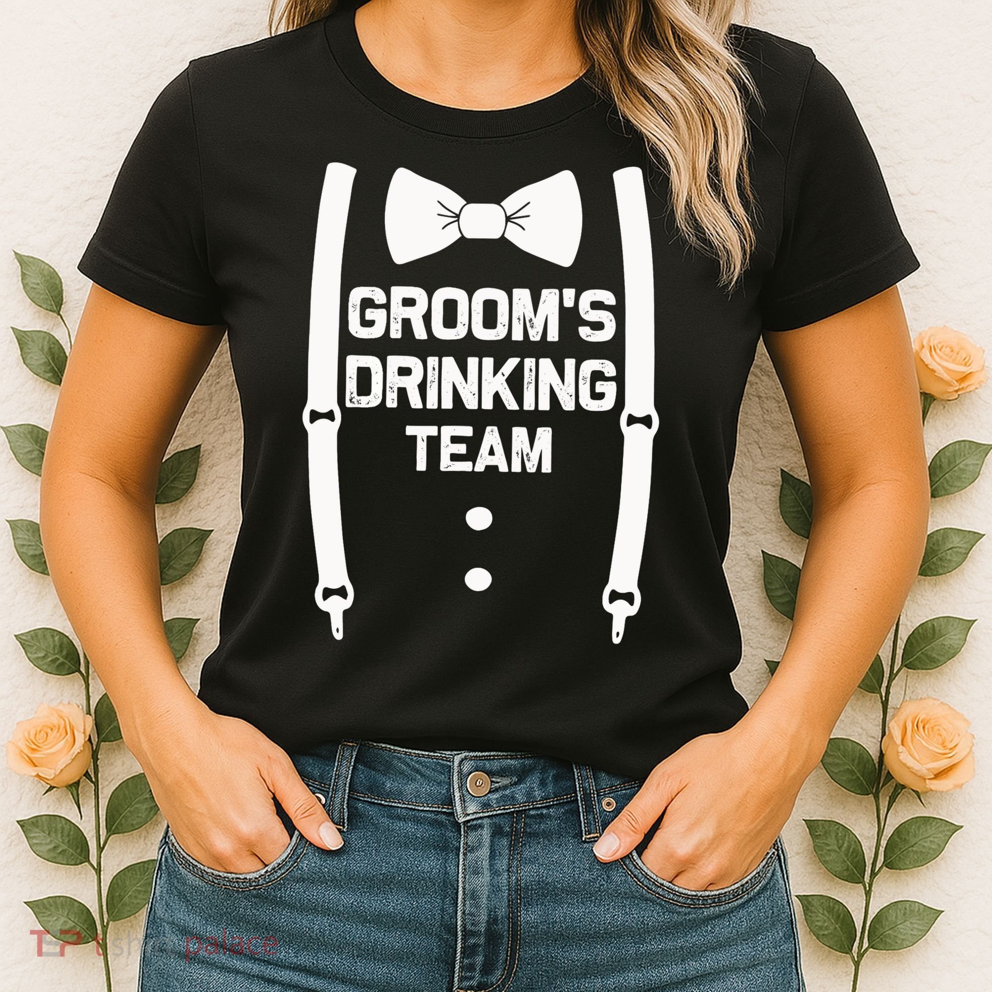 Groom's Drinking Team | Bachelor Party Squad | Wedding Women's T-Shirt