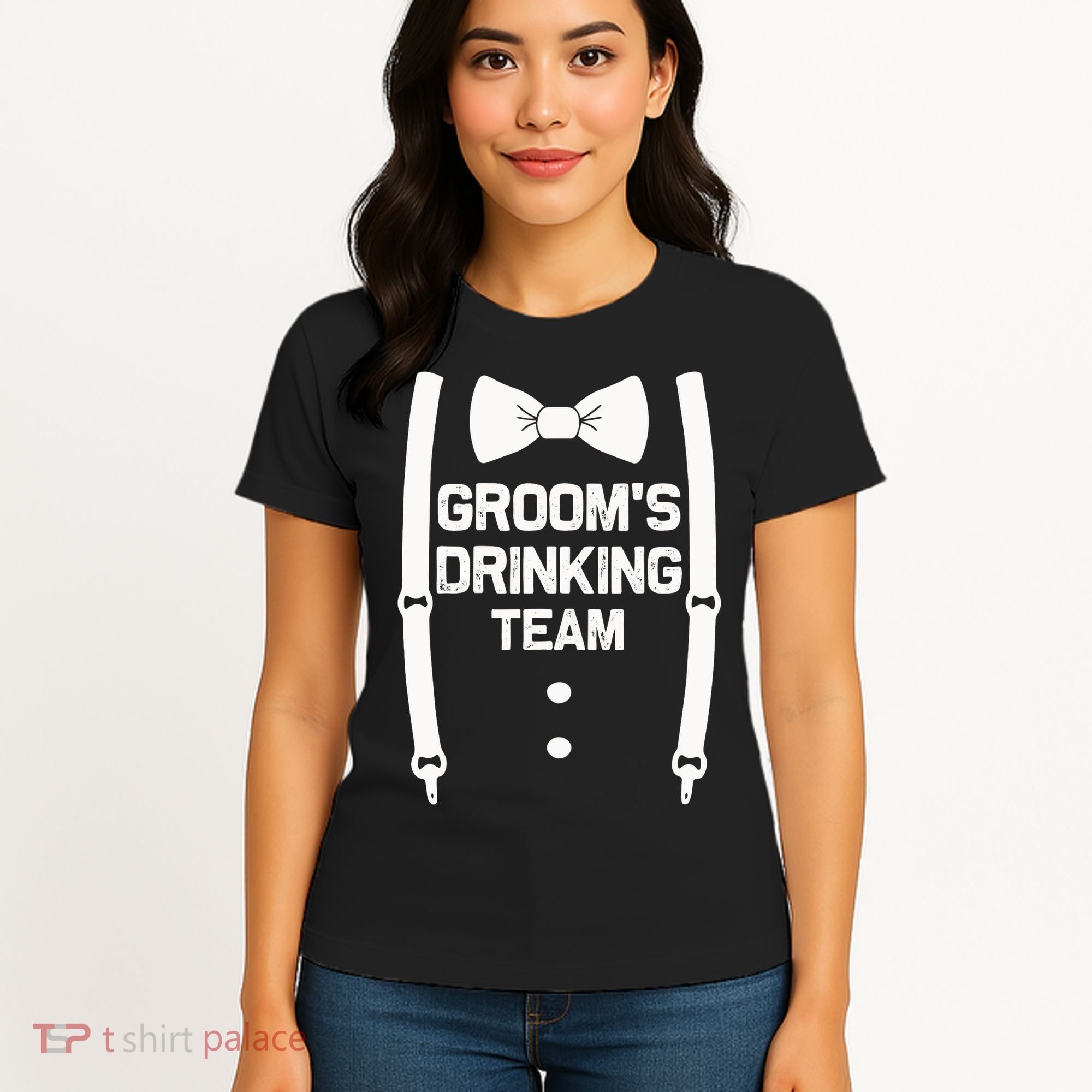 Groom's Drinking Team | Bachelor Party Squad | Wedding Women's T-Shirt