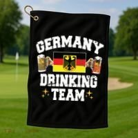 Germany Drinking Team Germany Beer Festivals Oktoberfest Golf Towel thumb 1