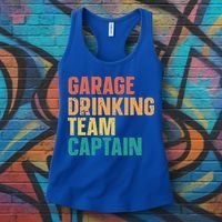 Garage Drinking Team Captain Women's Tank Top thumb 3