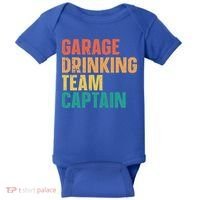 Garage Drinking Team Captain Baby Bodysuit thumb 0