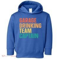 Garage Drinking Team Captain Toddler Hoodie thumb 0