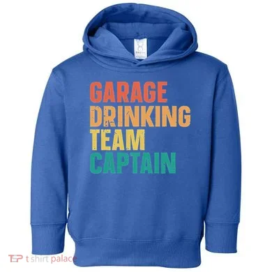 Garage Drinking Team Captain Toddler Hoodie