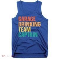 Garage Drinking Team Captain Tank Top thumb 0