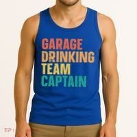 Garage Drinking Team Captain Tank Top thumb 3