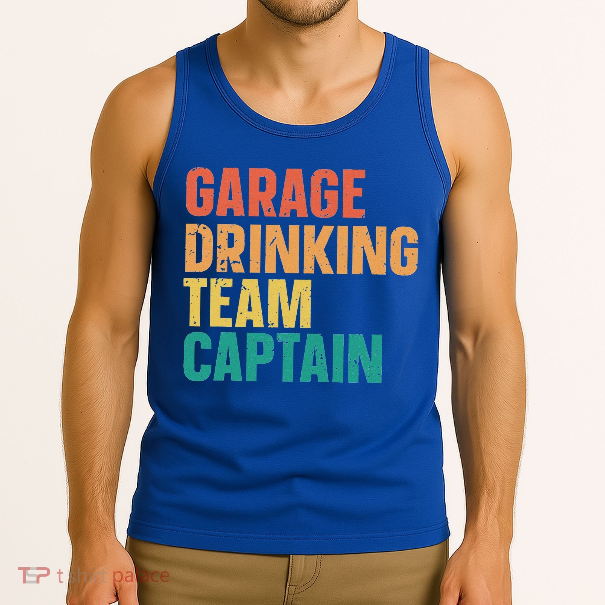 Garage Drinking Team Captain Tank Top