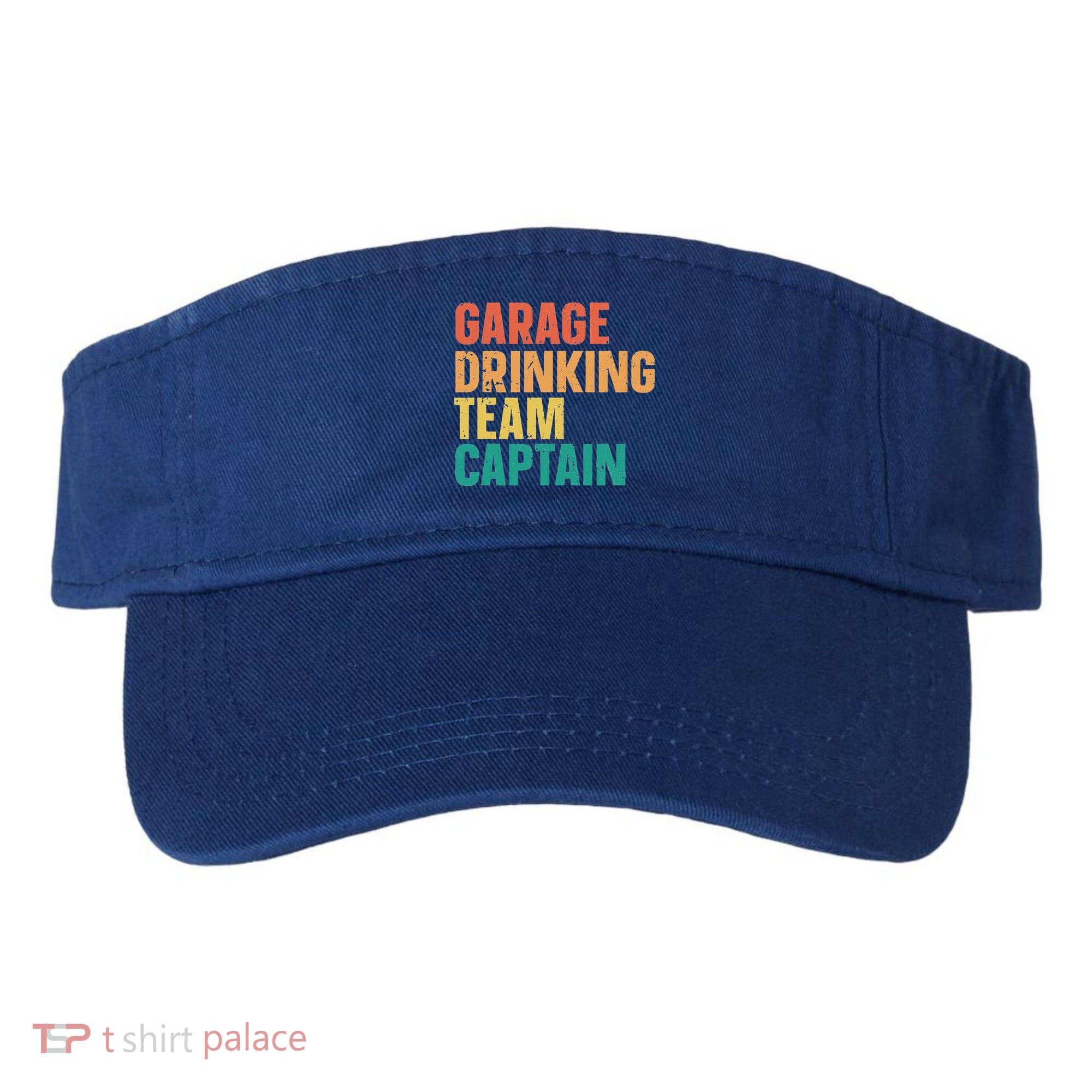 Garage Drinking Team Captain Visor