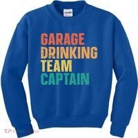 Garage Drinking Team Captain Kids Sweatshirt thumb 0