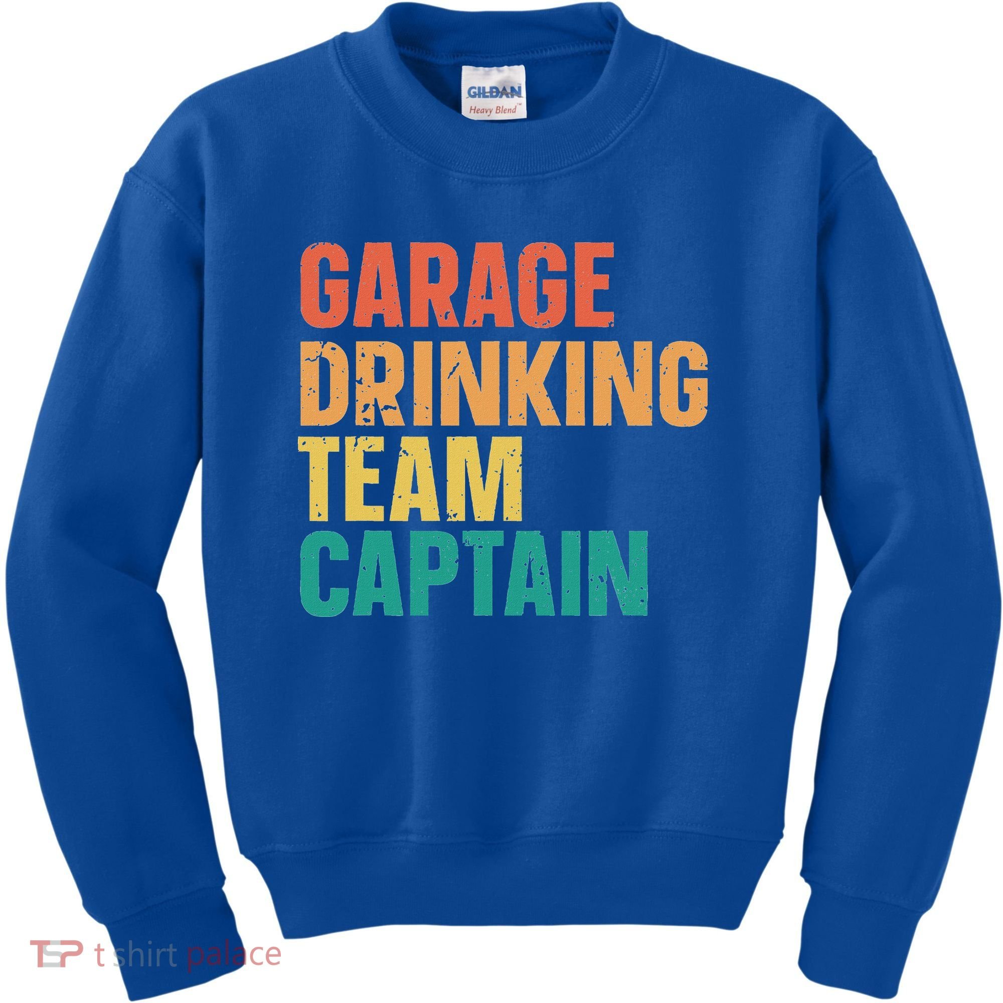 Garage Drinking Team Captain Kids Sweatshirt