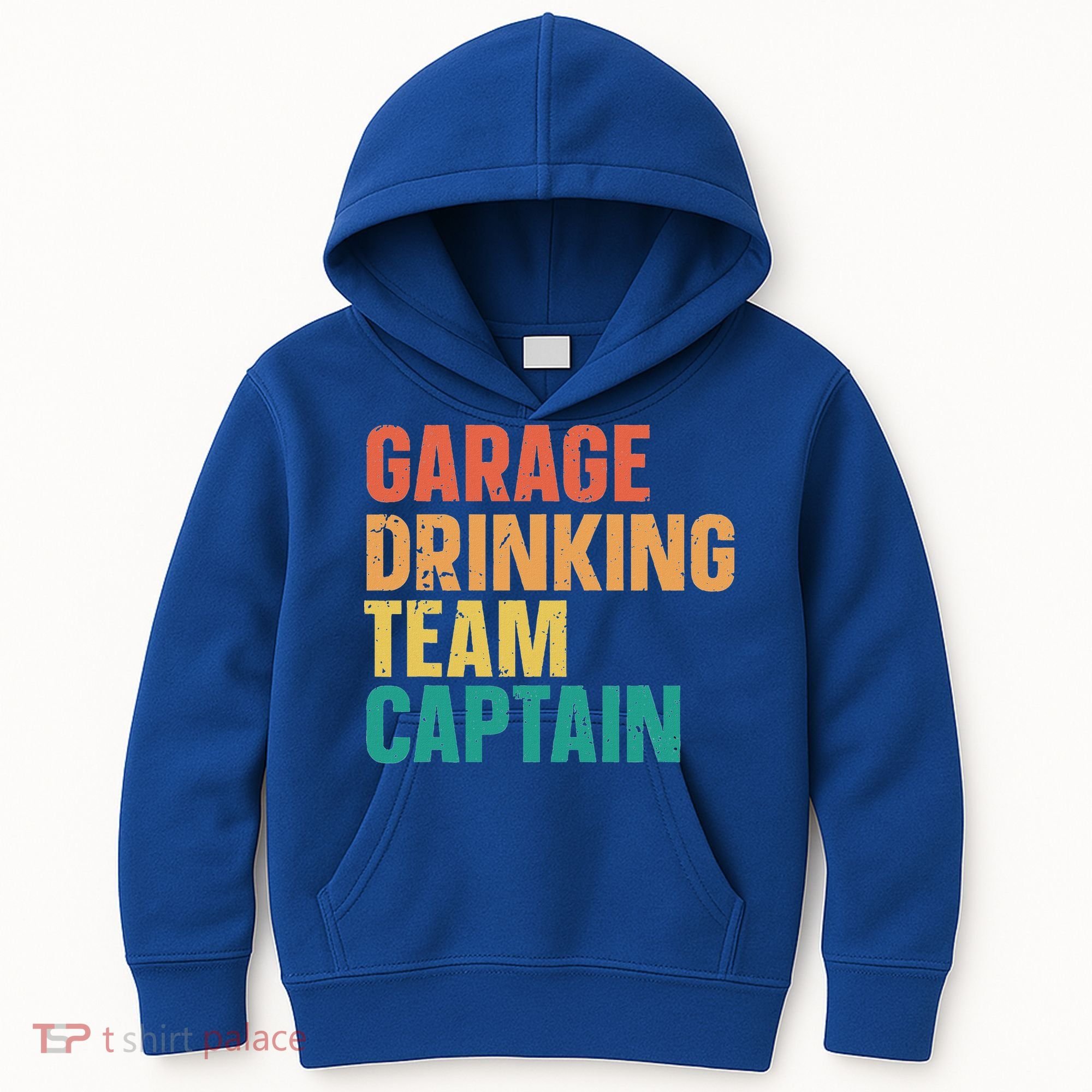 Garage Drinking Team Captain Kids Hoodie