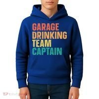 Garage Drinking Team Captain Kids Hoodie thumb 4