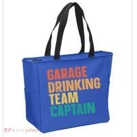 Garage Drinking Team Captain Tote Bag thumb 2