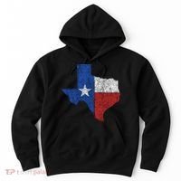 Grunge Distressed Texas Logo Hoodie thumb 0