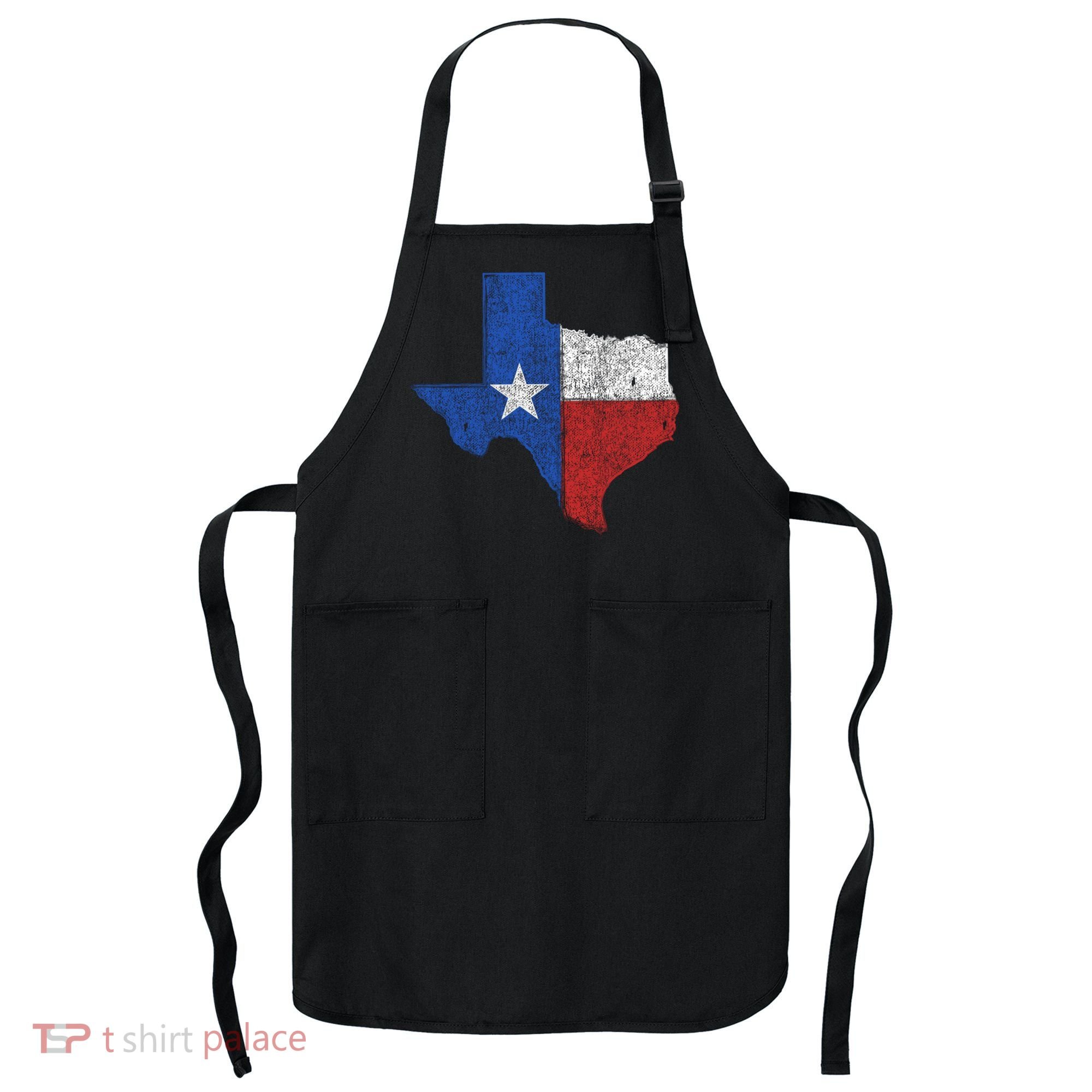 Grunge Distressed Texas Logo Apron
