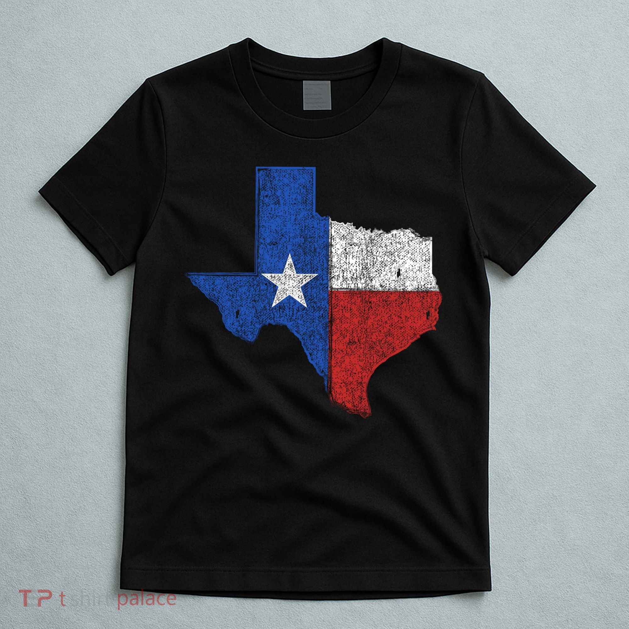 Grunge Distressed Texas Logo T-Shirt