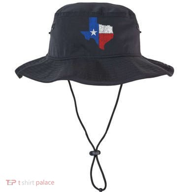 Grunge Distressed Texas Logo Bucket Hat