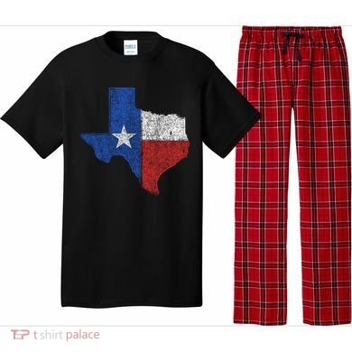 Grunge Distressed Texas Logo Pajama Set