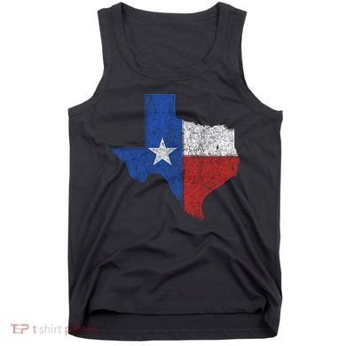 Grunge Distressed Texas Logo Tank Top