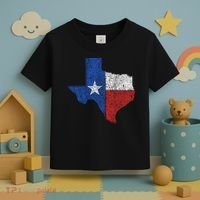 Grunge Distressed Texas Logo Toddler T-Shirt thumb 3