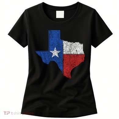 Grunge Distressed Texas Logo Women's T-Shirt