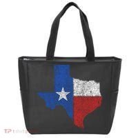 Grunge Distressed Texas Logo Tote Bag thumb 0