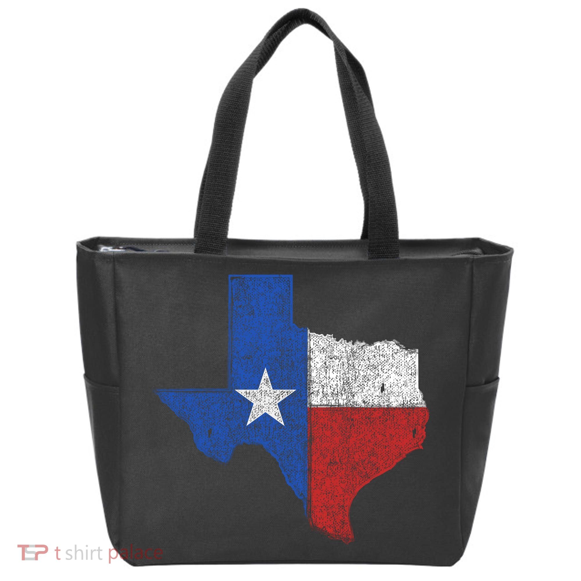 Grunge Distressed Texas Logo Tote Bag